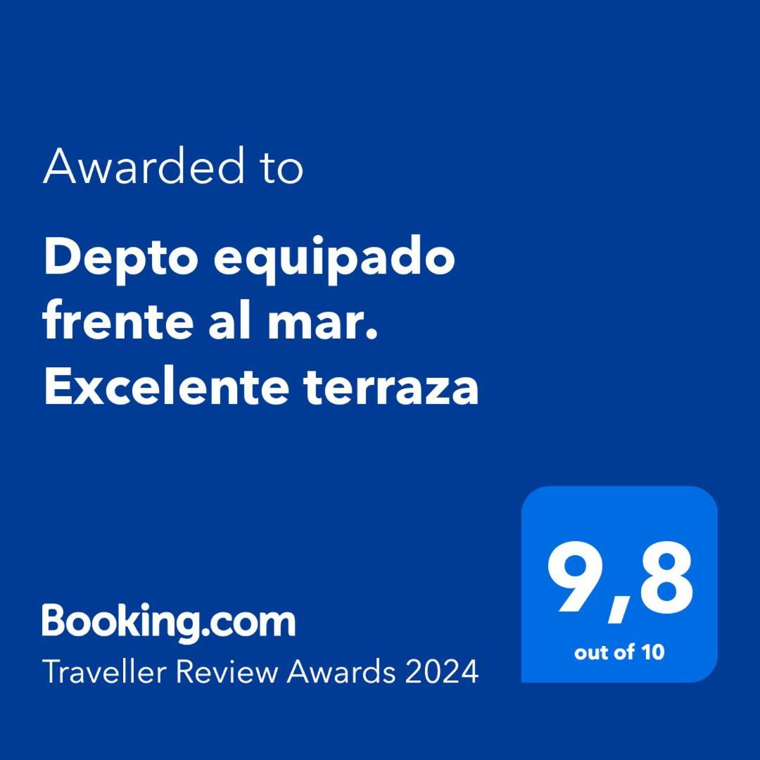 Depto Equipado Frente Al Mar. Excelente Terraza *